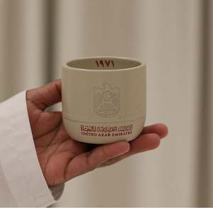 Offre Spéciale Logo personnalisé Tasse à <span class=keywords><strong>expresso</strong></span> en argile Tasse à thé maître saoudien Tasse à café en argile en céramique sans poignée - Product Image 3