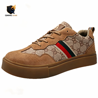 Chaussures de sécurité basses pour hommes toutes saisons, respirantes, anti-perforation, légères, avec embout en acier et semelle EVA