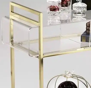 New Arrival Modern <strong>Small</strong> Acrylic Side <strong>Table</strong> Steel End <strong>Table</strong> New Square Coffee <strong>Table</strong> for Living Room - Product Image 4