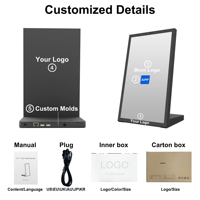 Tablette PC de commande pour restaurant 15,6 pouces, NFC en option, tablettes de table en forme de L, menu Android 15, 4+64 Go, 250 nits pour kiosque intérieur