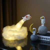 DIY astronaute spatial fusée lumière créativité nuage cluster ciel bureau atmosphère veilleuse pour artisanat créatif enfants cadeau