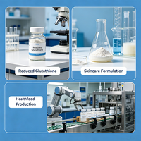 Poudre de L-Glutathion de Qualité Alimentaire Fournie par l'Usine, Grade Alimentaire/Cosmétique GSH CAS 70-18-8, Poudre de Glutathion HPLC98%