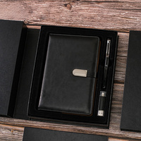 Ensemble de cadeaux d'affaires de luxe pour ordinateur, gobelet sous vide, stylo USB, clé USB, notebook A5 uni, batterie d'alimentation, porte-clés