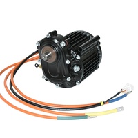 QSmotor Moteur de vélo électrique Version boîte de vitesses Moteur QS QS 120 60H 2000W V3 72V Moteur d'entraînement central sans balais pour motos électriques