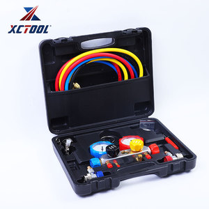 Hangzhou Xunchi Tools Automotive Refrigerant <b>Gauges</b> With Adapters For Car Air Conditioning Repair Tool Case 37x28x8cm - Product Image 4