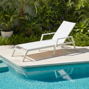 Chaise longue pliable imperméable moderne pour l'extérieur, mobilier <span class=keywords><strong>de</strong></span> terrasse en métal portable, piscine <span class=keywords><strong>de</strong></span> villa pour bronzer. - Product Image 1
