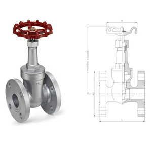 Válvula de Compuerta de Hierro Dúctil DN15-DN50 con Vástago Ascendente, Disco Sólido, Tapa Roscada y Asientos de PTFE, Construcción Metálica - Product Image 3