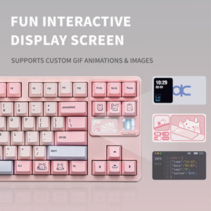 <span class=keywords><strong>Teclado</strong></span> Mecánico de Aluminio Personalizado QK80 Mk2 con Pantalla - Tri-Modo Tipo-C/Bluetooth 5.0/2.4G - Product Image 5