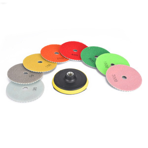 Disques de polissage diamantés pour le polissage à sec et humide, tampons de ponçage, polissage haute efficacité - Product Image 6