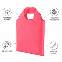 Sac fourre-tout personnalisé pliable en polyester, vente en gros, logo personnalisé, sac de shopping réutilisable écologique, fabricant OEM