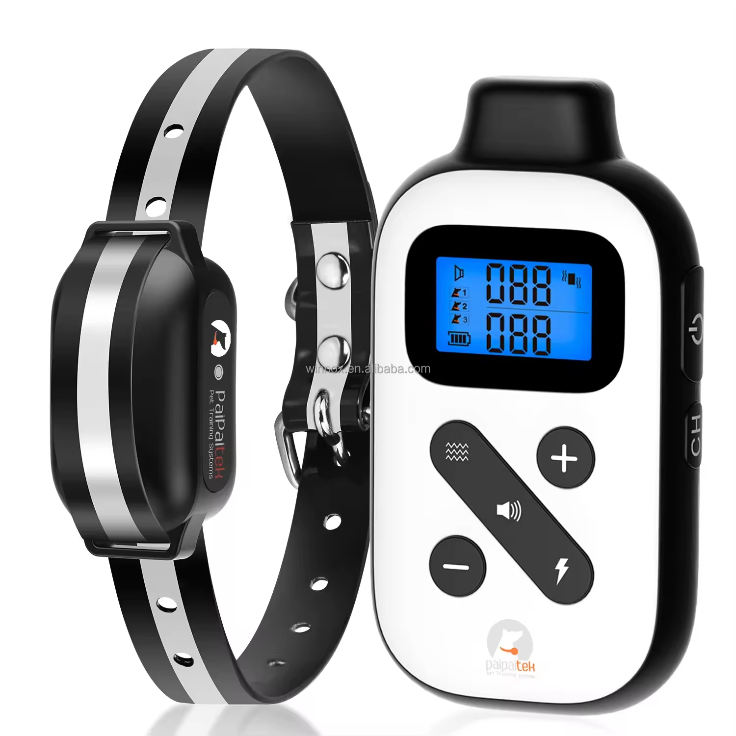 Trend Products 2025 New Arrivals Pet 2-in-1 Waterproof Rechargeable Anti-Barking Dog Shock Collar Electronic Dog Training Collar