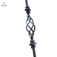 Meilleur prix 1/2 "creux fer panier Knuckle balustres tige fer broches pour escaliers intérieurs