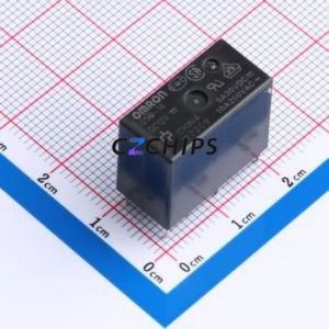 G5Q-1A DC12 Power Relay Through hole,10x20mm Relay 12V 1 Normally Open: 1A (SPST-Normally Open)::: 4 5A-30VDC/10A-250VAC - Product Image 1