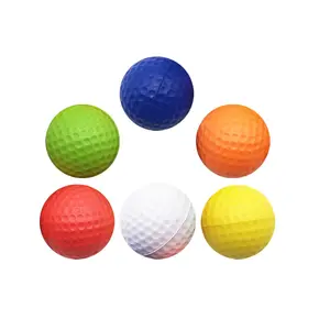 Оптовая продажа, биоразлагаемые плавающие мини-пенопластовые мячи из мягкого полиуретана для гольфа
