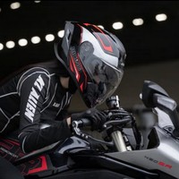 Helm Motor 905 Blade Ghost Face ABS Dual Visor dengan Slot Headset Bluetooth, Upgrade Bersertifikasi 3C DOT