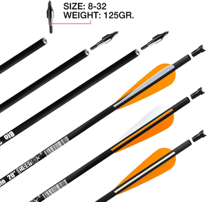 Reegox – Vente en gros directe usine – Flèches de carbone mixtes pour <span class=keywords><strong>arc</strong></span> recurve et arbalète, longueur de tige 16-20 pouces, ID 7,62 mm, en acier, pour jeunes et <span class=keywords><strong>d</strong></span>ébutants - Product Image 3