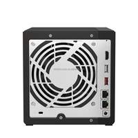 QNAP NAS TS-464C2 Penyimpanan Terhubung Jaringan 4-Bay Slot M.2 Ganda Transkoding 4K Server Sinkronisasi File