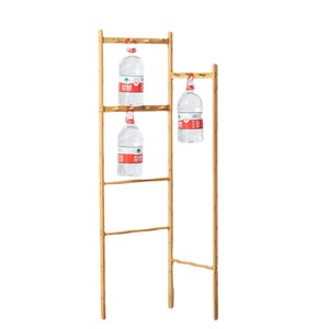 Bamboo Floor Standing <b>Clothes</b> <b>Rack</b> 43.5x170 Cm Modern Minimalist Design For Bedroom Storage Holders - Product Image 5