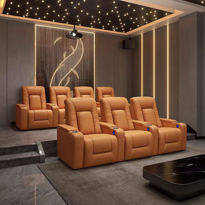 VIP Cinema Chair Seats Reclining Movie Home Theater Sofa Chair