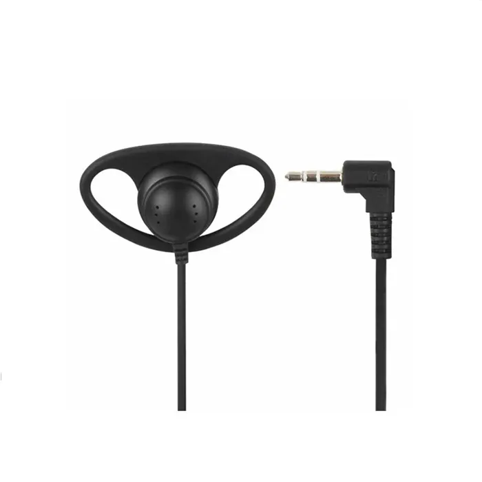 Kait Telinga Satu Sisi 3.5Mm/35Mm, Headset Bentuk D Kait Telinga Satu Sisi Headphone/Gaya Bentuk D Kait Telinga Sistem Pemandu Wisata Earphone