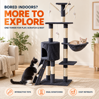 Arbre à chat multifonctionnel moderne et populaire en gros