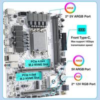 Carte mère de jeu ERYING M-ATX B760M haute performance, RAM DDR4, carte mère de bureau DIY
