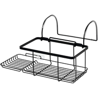 Étagère de douche télescopique adhésive en laiton et aluminium, sans perçage, pour granit, avec organiseur mural en pierre chromé pour rangement de salle de bain
