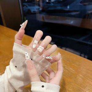 Ongles portables faits main, effet œil-de-chat pur et séduisant, ultra-fins, sans couture, nœud papillon, papillon, haut de gamme, artisanaux - Product Image 6