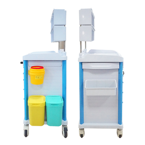 플라스틱 의료용 가구 트롤리 병원 마취 트롤리 바퀴付き 의료 장비 ABS 마취 트롤리 공급업체 - Product Image 3