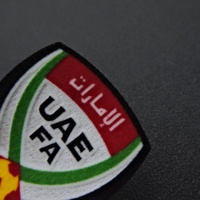 Patch de transfert de chaleur imprimé en 3D avec logo de club d'équipe de football avec tapis de tatami
