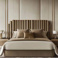 Lit moderne et minimaliste en tissu Lit nordique léger en tissu de luxe Tatami Lit double français pour meubles de chambre à coucher