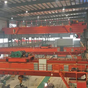 Discount Price Free Installation Guide 5t Electric Double Girder Overhead Rail Bridge Crane