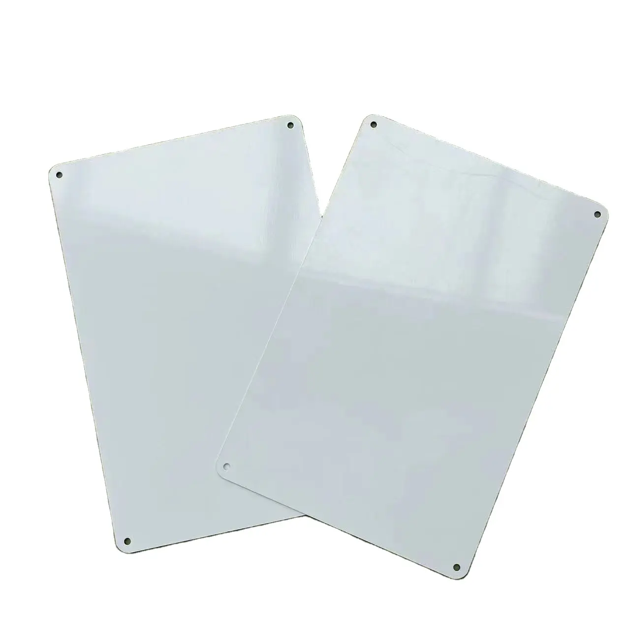 Popular tamaño personalizado HD sublimación hojas de Metal de aluminio impresión placa recubierta en blanco Panel de fotos