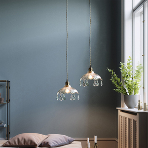<span class=keywords><strong>Lustre</strong></span> <span class=keywords><strong>à</strong></span> <span class=keywords><strong>pampilles</strong></span> en verre et cristal de cuivre, prix usine AMJ, lampes suspendues modernes de luxe pour hôtel, LED 110-220V, garantie 3 ans - Product Image 3