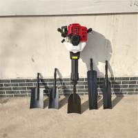 Máquina de Perforación Manual a Gasolina para Plantar Árboles, Resistente, para Granja, Perforadora de Hoyos