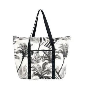 High Quality Customized Printed Washable Dupont Shopping Bag Large Capacity Beach Bag Tyvek Paper Shopping Bag