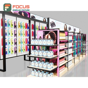 ตู้โชว์วิกผมขนาดใหญ่ ชั้นวางกระจกหลายชั้น พร้อมกุญแจล็อค สำหรับร้านขายวิกผม - Product Image 6