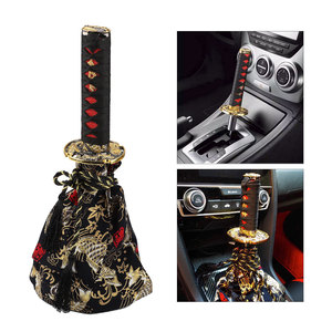 Pommeau de levier de vitesse de voiture en alliage d'aluminium, style épée de samouraï, 15cm, conception ergonomique pour transmission manuelle - Product Image 3