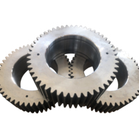 Fabricant d'engrenages sur mesure, usinage CNC, prix bas, engrenages cylindriques en acier métallique, jeu d'engrenages à double denture