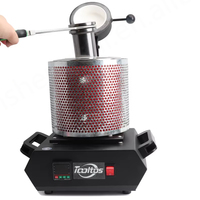 Fourneau de fusion à induction compact pour or, argent, cuivre, 1kg, 2kg, 3kg, avec moteur, en acier inoxydable, 220V, facile à utiliser, Win Win 1160C, garantie 1 an