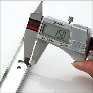 AOLISHENG Rodamiento de bolas Guías Canal Heavy Duty Cajón Deslizador Deslizadores de cajón telescópico - Product Image 4