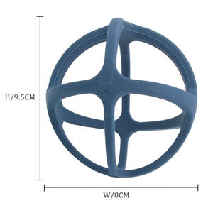 Mordedores de silicona suave directos de fábrica para bebés, juguetes seguros para niños pequeños para masticar, Material de grado alimenticio con forma de bola exprimible - Product Image 5
