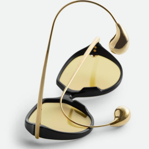 Gafas de Sol Bottega BV con Marco Irregular Extragrande, Protección UV, Gafas de Moda para Hombre y Mujer, Uso Diario al Aire Libre, Veneta - Product Image 3