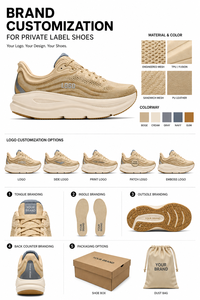 <span class=keywords><strong>Chaussures</strong></span> de sport respirantes en tricot pour hommes, personnalisables, avec logo latéral, semelle intermédiaire épaisse segmentée, fabrication OEM sur mesure - Product Image 2