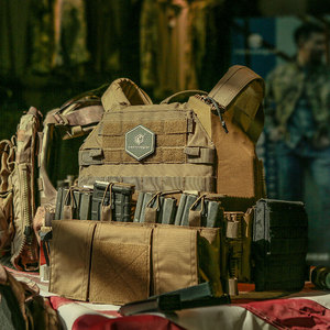 Gilet tattico a sgancio rapido in Nylon diretto in Cordura 500D con strumento tattico mimetico con piastra da combattimento - Product Image 4