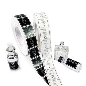 Vente chaude Logo Personnalisé Vinyle Autocollant Emballage Étiquettes pour Parfum Rouge À Lèvres Soins De La Peau Nettoyant Pour Le Visage - Product Image 3