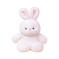 Peluche Ours Mignon qui Court, Poupée Ours Compagnon de Sommeil, Poupée Lapin qui Court