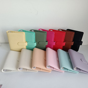 공장 출하 준비 밝은 색상 내구성 마카롱 A6 럭셔리 플래너 노트북 사용자 정의 Pu 가죽 바인더 노트북 - Product Image 4