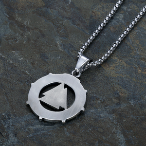 Collar con Colgante <span class=keywords><strong>de</strong></span> <span class=keywords><strong>Runa</strong></span> Vikinga Vintage con el Símbolo Valknut <span class=keywords><strong>de</strong></span> Odín, Guerrero, Mitología Nórdica, Triángulo, Amuleto, Colgante - Product Image 4