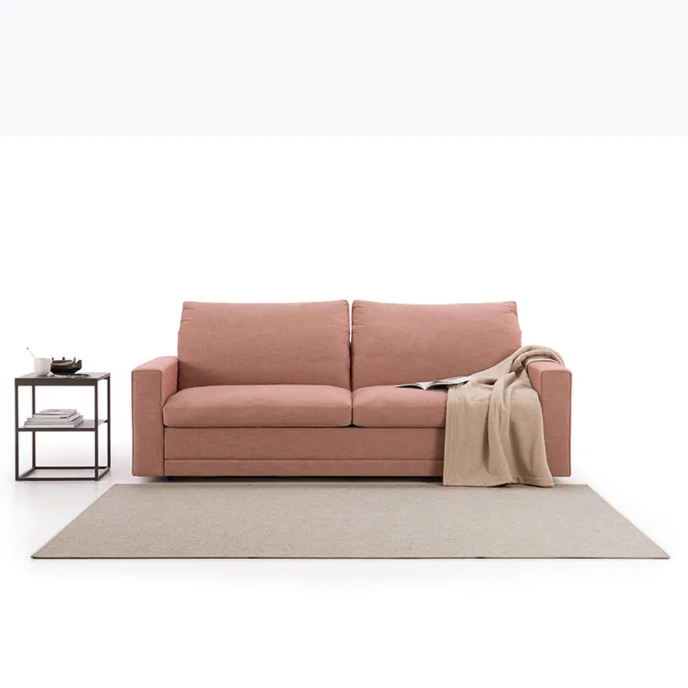Baihai fulton 5 в 1 для хранения, l-образная китайская деревянная круглая Выдвижная диван-кровать в красном цвете